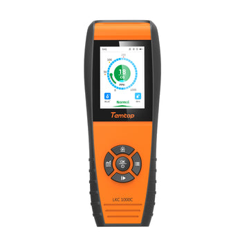 Temtop LKC-1000C Portable CO Detector with TFT Color LCD Screen, USB Data Export, Calibration, and Adjustable Alarm Threshold